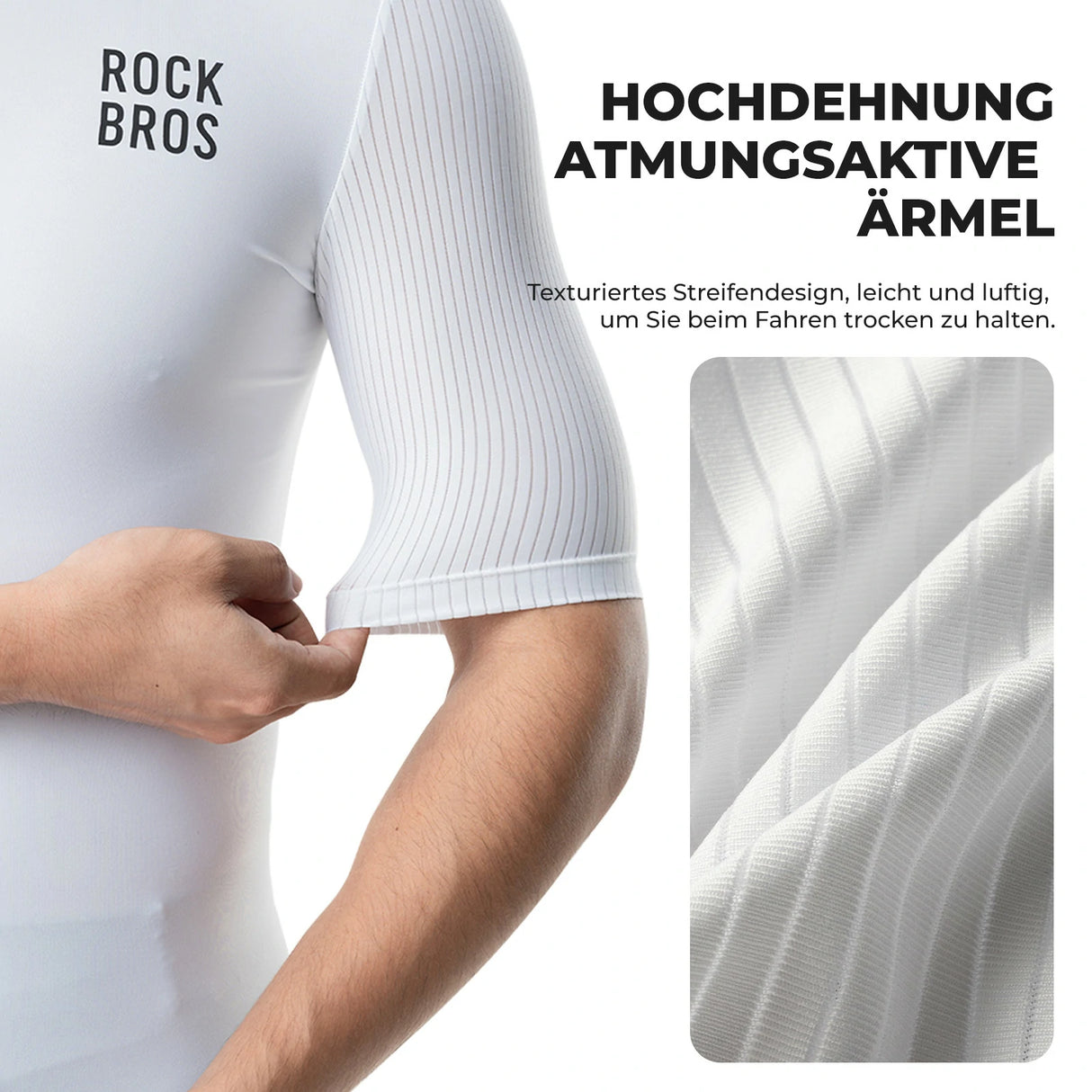 Herren Fahrradtrikot Kurzarm – Atmungsaktiv & Reflektierend