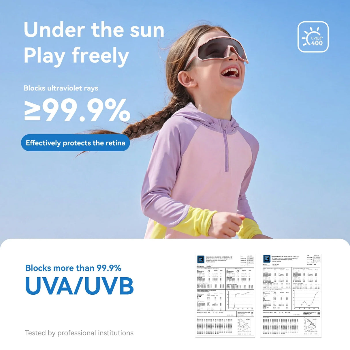 Kinder Fahrrad Sonnenbrille - Polarisiert/Photochrom mit UV400 Schutz
