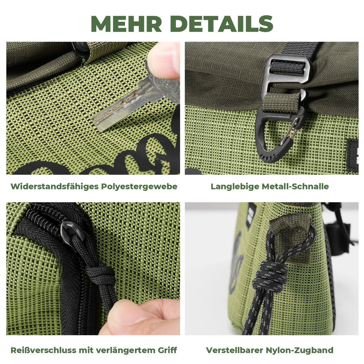 Lenkertasche für Flatbar & Brompton – 2,8‑4,6 L (expandierbar)