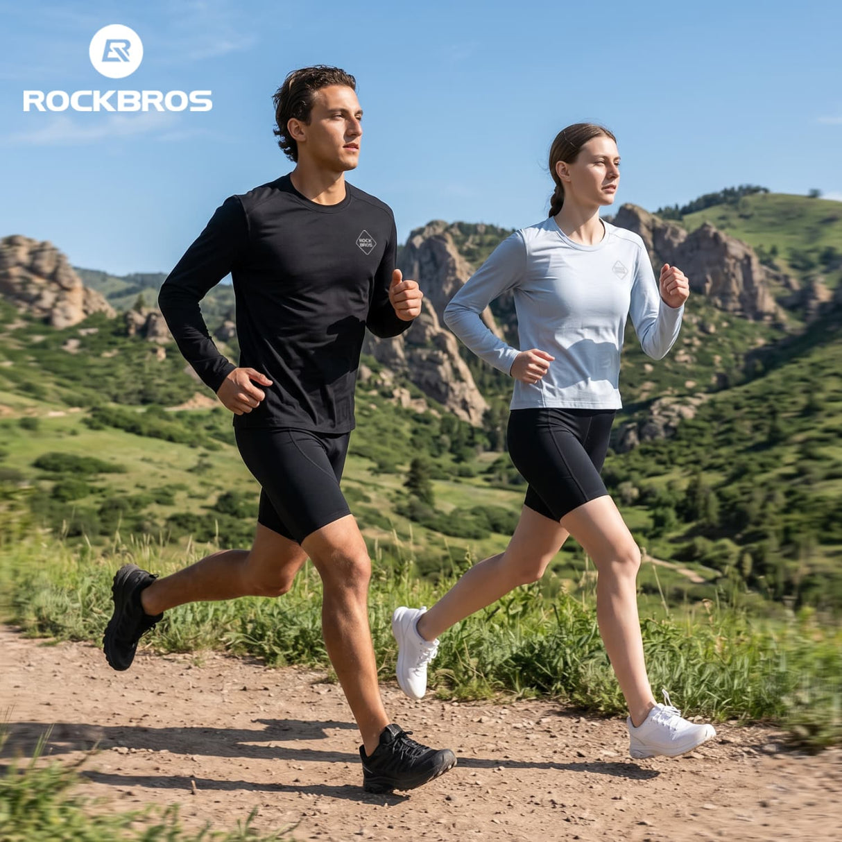 ROCKBROS Herren-Radtrikot aus Merinowolle und Tencel
