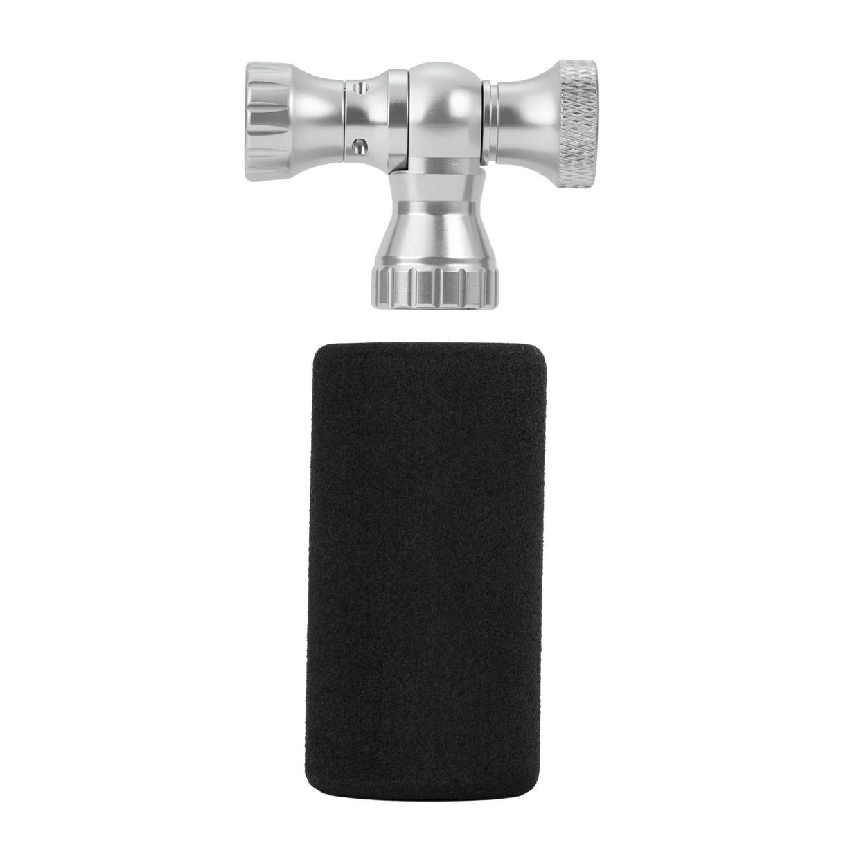 Mini-Fahrradpumpe mit CO₂-Adapter – Tragbar, Presta & Schrader Kompatibel, bis 80 PSI