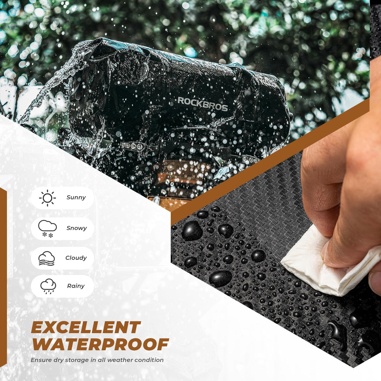 Motorradtasche Motorrad Hecktasche 100% Wasserdichter 20L-60L