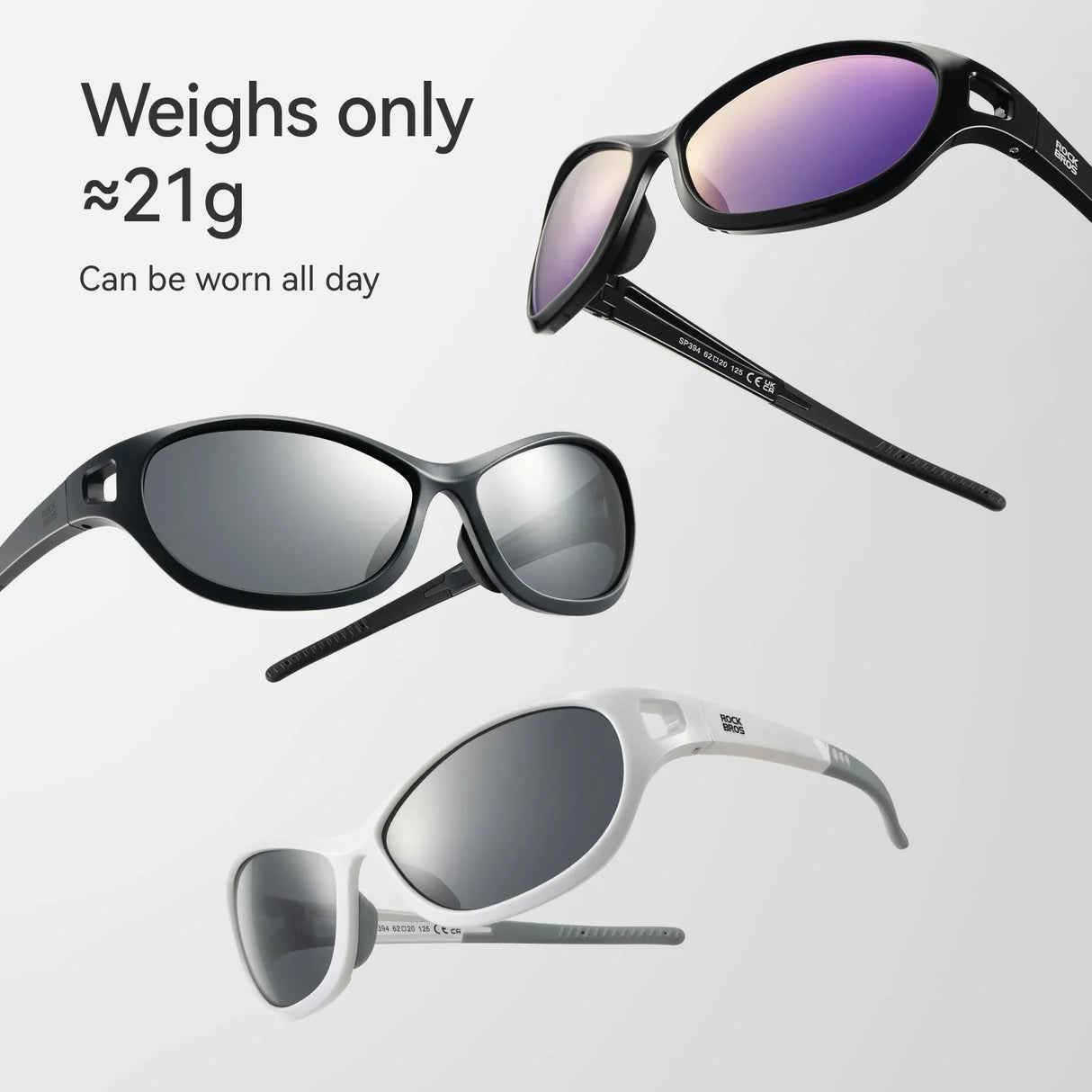 Polarisierte Sportsonnenbrille SP394 – Ultralight & UV400-Schutz