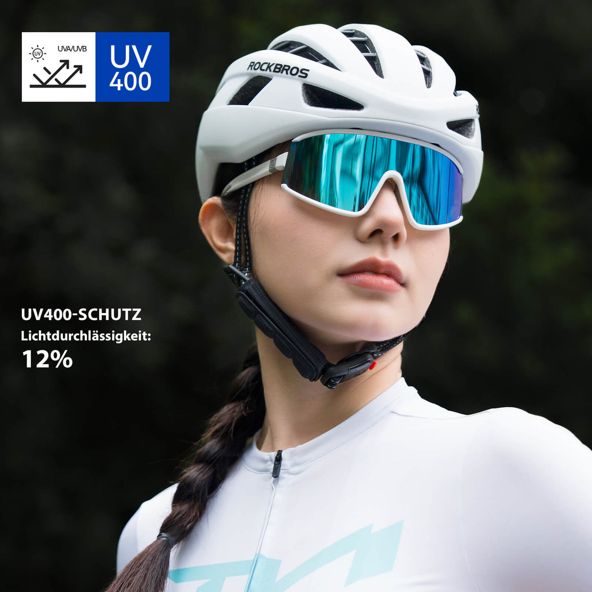 Polarisierte Fahrradbrille Ultraleicht UV400 Schutz 4 Farben - ROCKBROS-EU