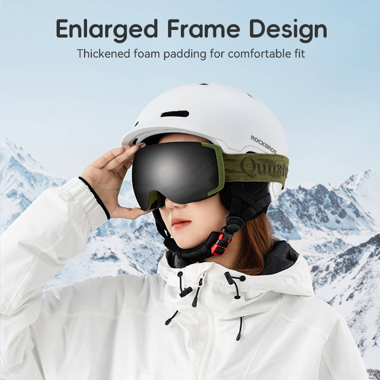 Qunature Antifog UV400 Skibrille für Brillenträger - ROCKBROS-EU