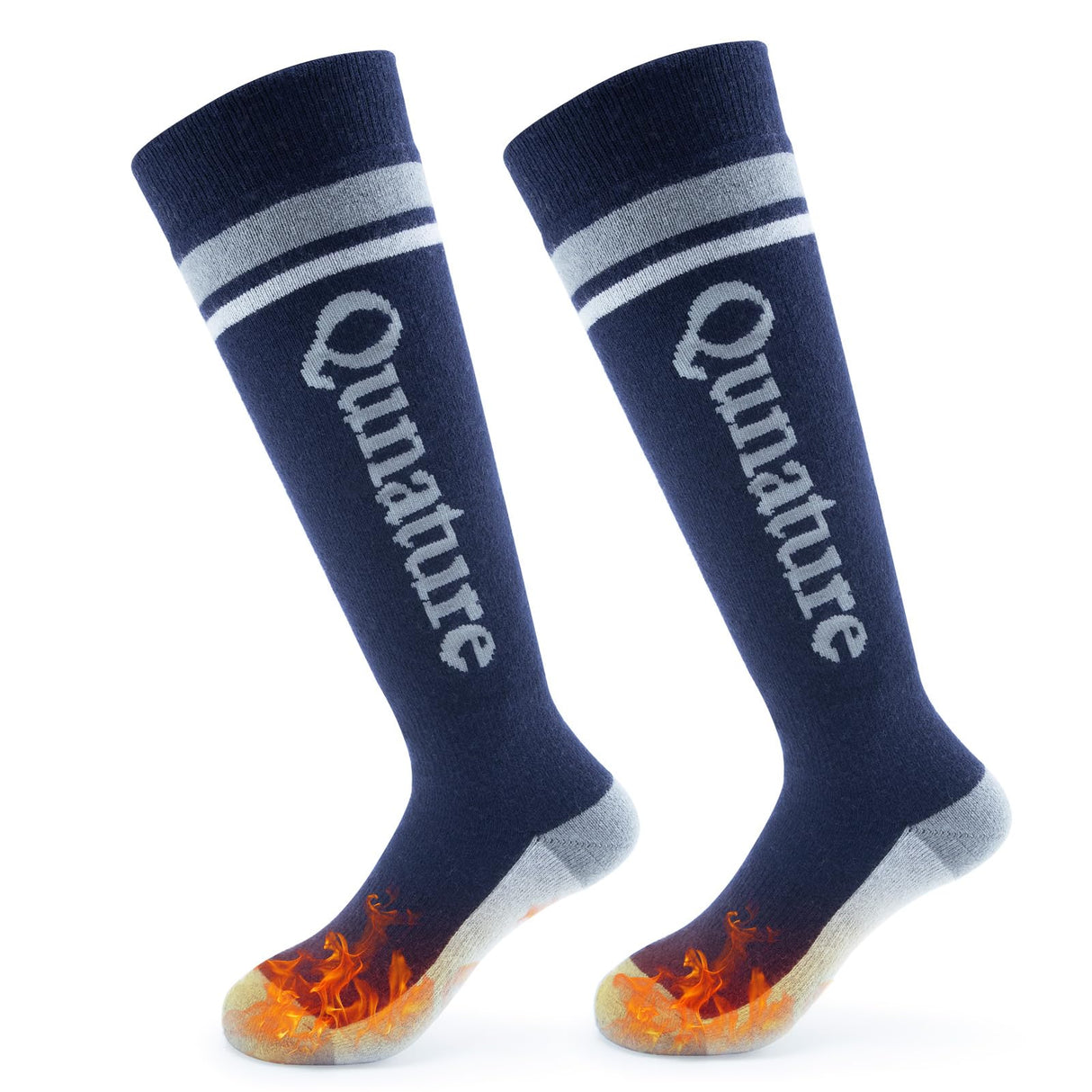 Qunature Kinder-Skisocken – Thermosocken aus Merinowolle für den Wintersport