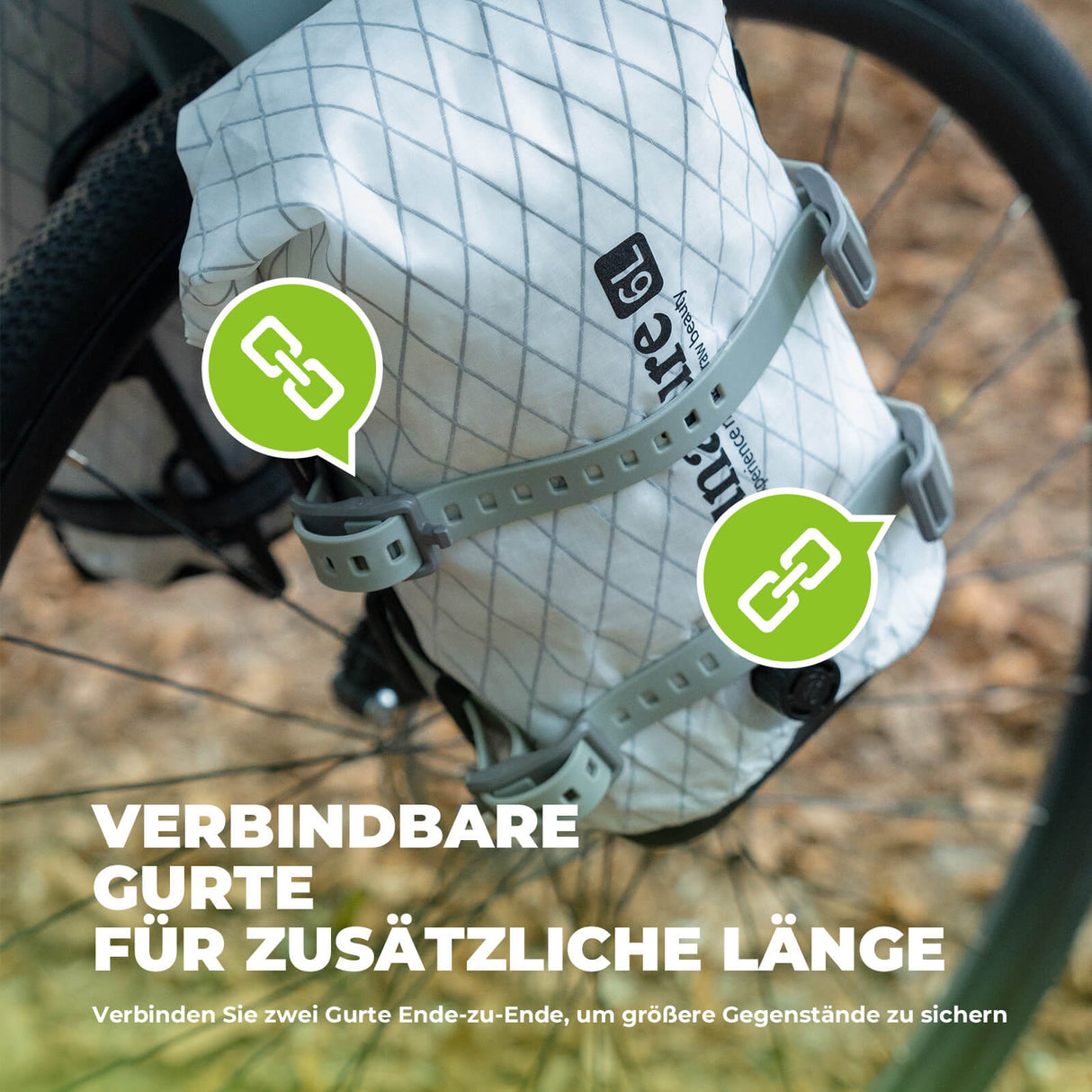 Qunature Universelle Outdoor-Spanngurte – Verlängerbar & Extrem Belastbar