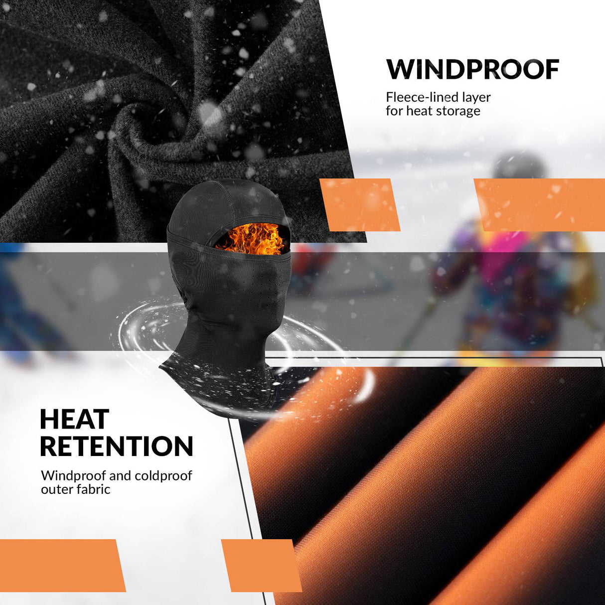 Qunature Winter Sturmhaube & Halsw?rmer #Color_Schwarz