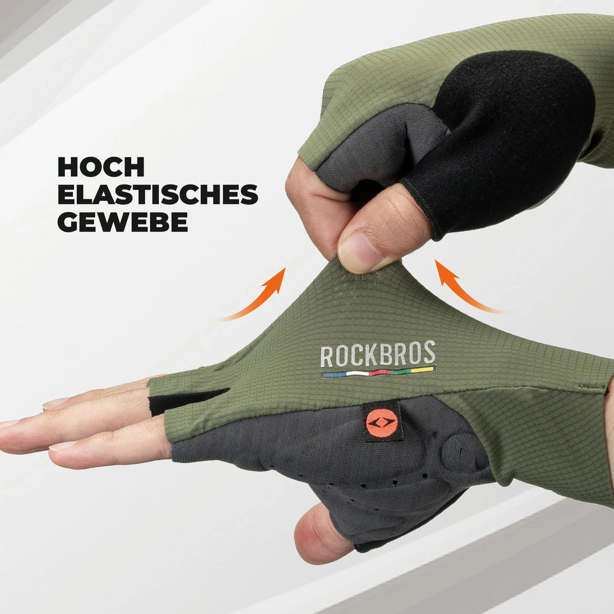 ROAD TO SKY Fahrradhandschuhe – Halbfinger, gepolstert & atmungsaktiv