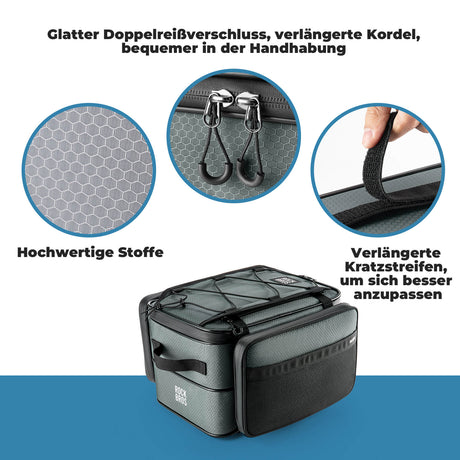 ROAD TO SKY Fahrrad Faltbare Gepäckträgertasche 15-30L Komprimierbar