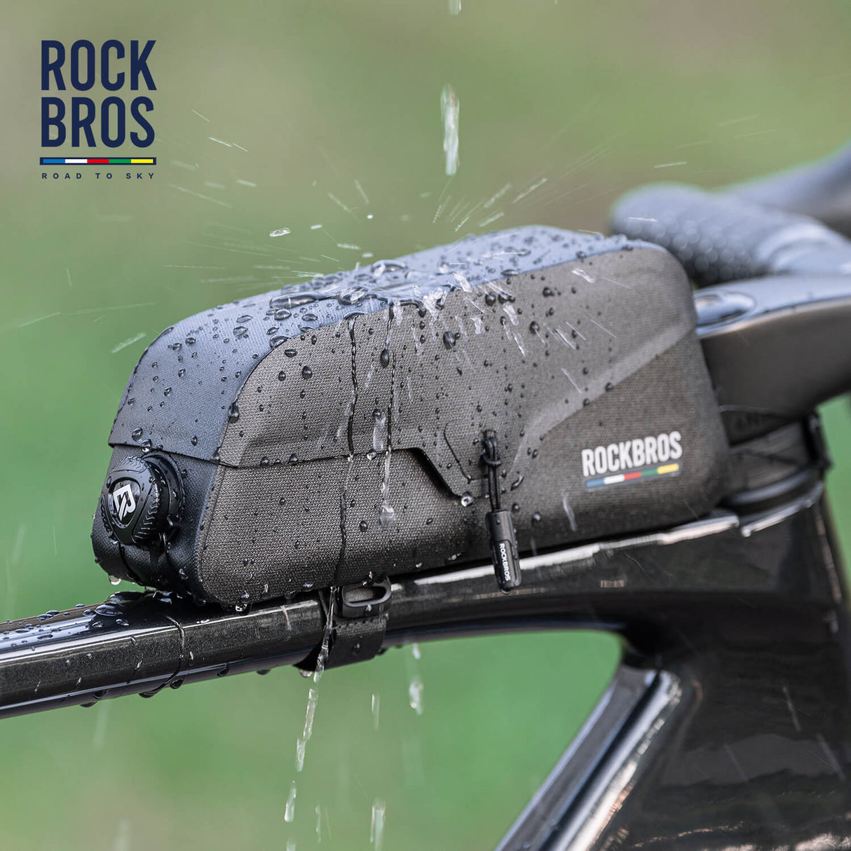 ROAD TO SKY Magnetische Oberrohrtasche 100% Wasserdicht 0.6-0.9L