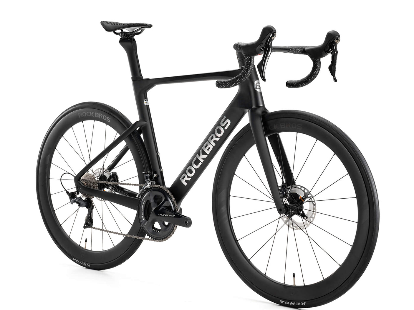 ROCKBROS Aero Rennräder PGZ RH 1.5 Mattschwarz Seitenansicht