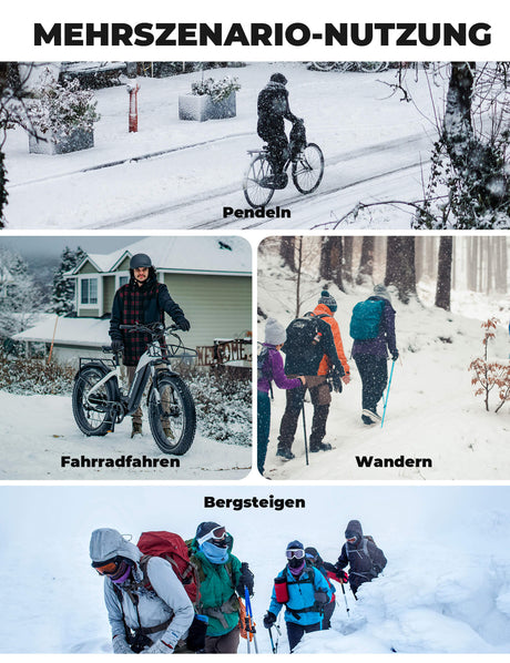 ROCKBROS Beheizbare Fahrradjacke – Mit Typ-C-Anschluss für maximale Wärme!