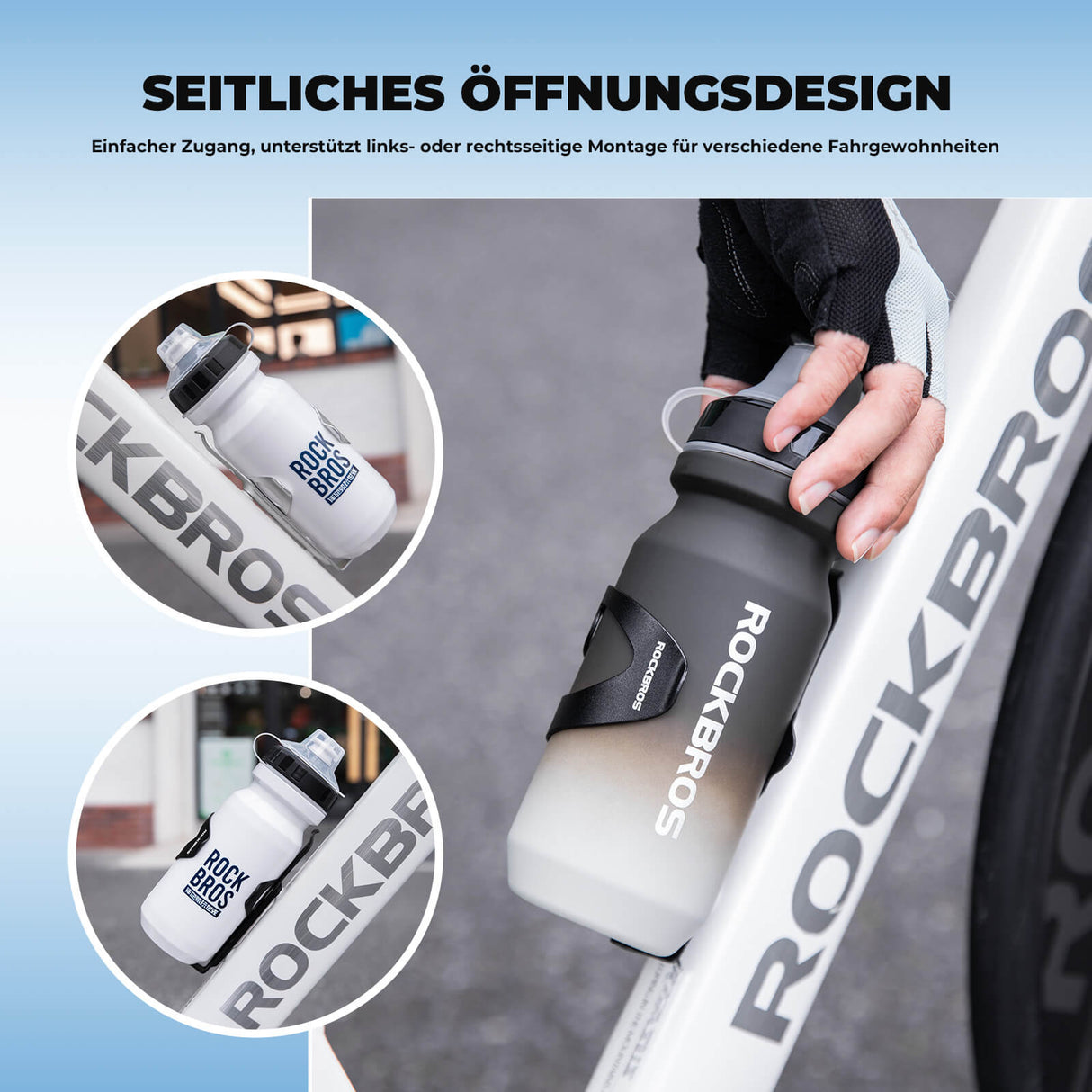ROCKBROS Fahrrad-Flaschenhalter – Ultra-Leicht & Stabil