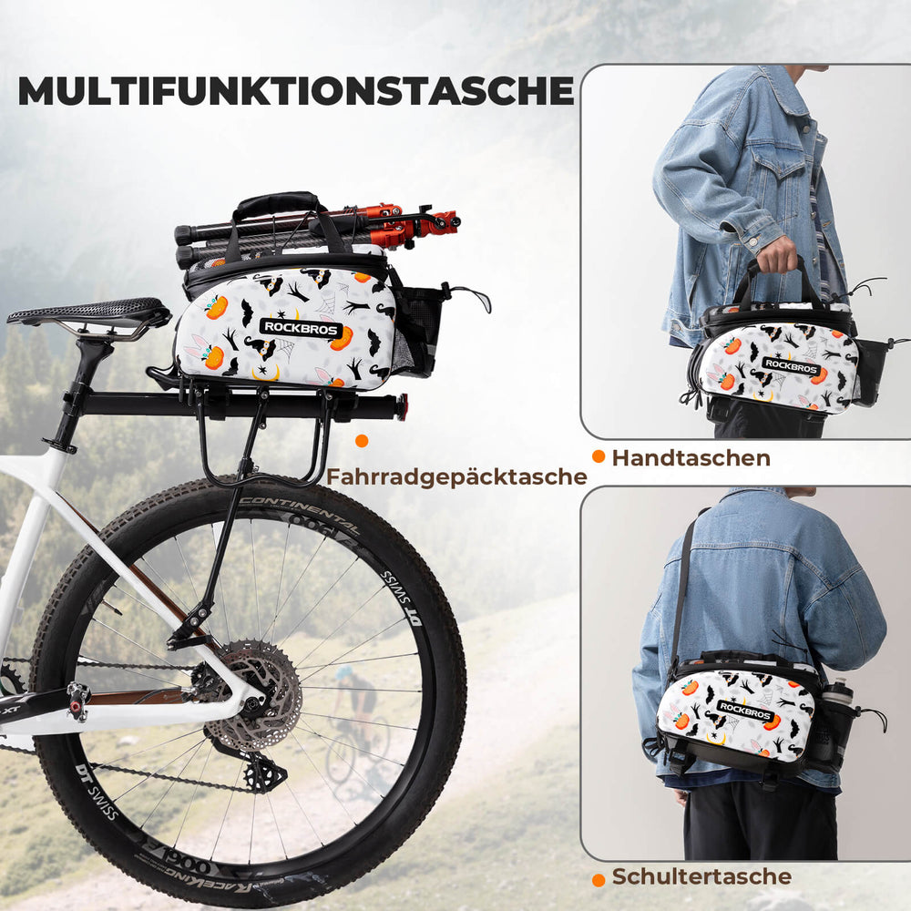 ROCKBROS Fahrrad-Gepäckträgertasche 17–35L – Dein Allrounder für jede Tour!