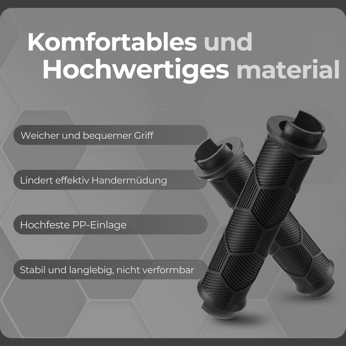 ROCKBROS Fahrrad-Lenkergriffe – Doppelverschluss für 22,2 mm Lenker