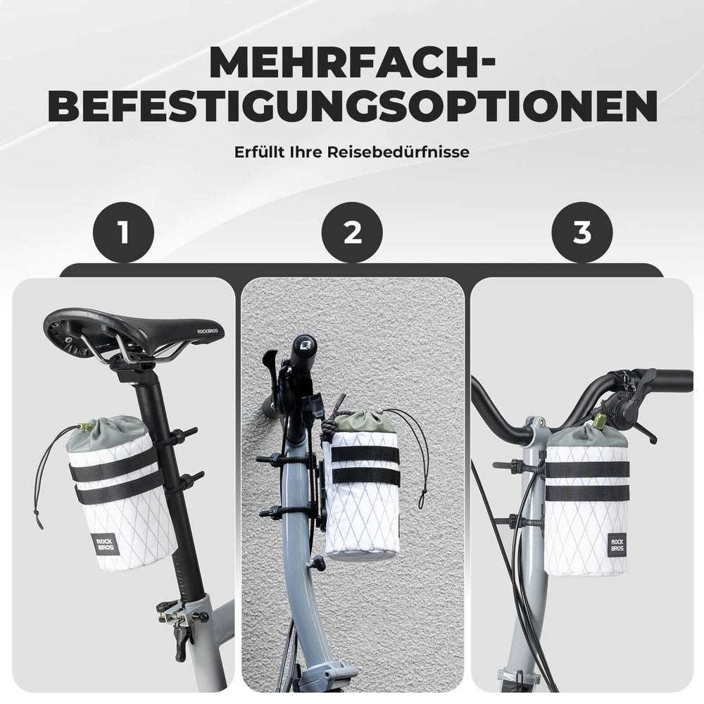 ROCKBROS Fahrrad Lenkertasche 1.2L – Praktisch & stabil für jede Tour!