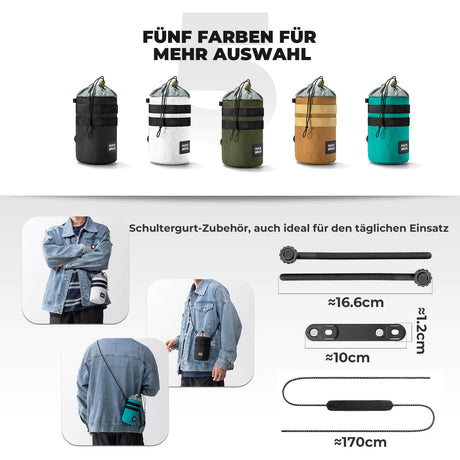 ROCKBROS Fahrrad Lenkertasche 1.2L – Praktisch & stabil für jede Tour!