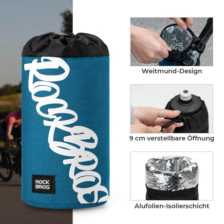 ROCKBROS Fahrrad Lenkertasche Mini 1L – Dein praktischer Begleiter für jede Fahrt!