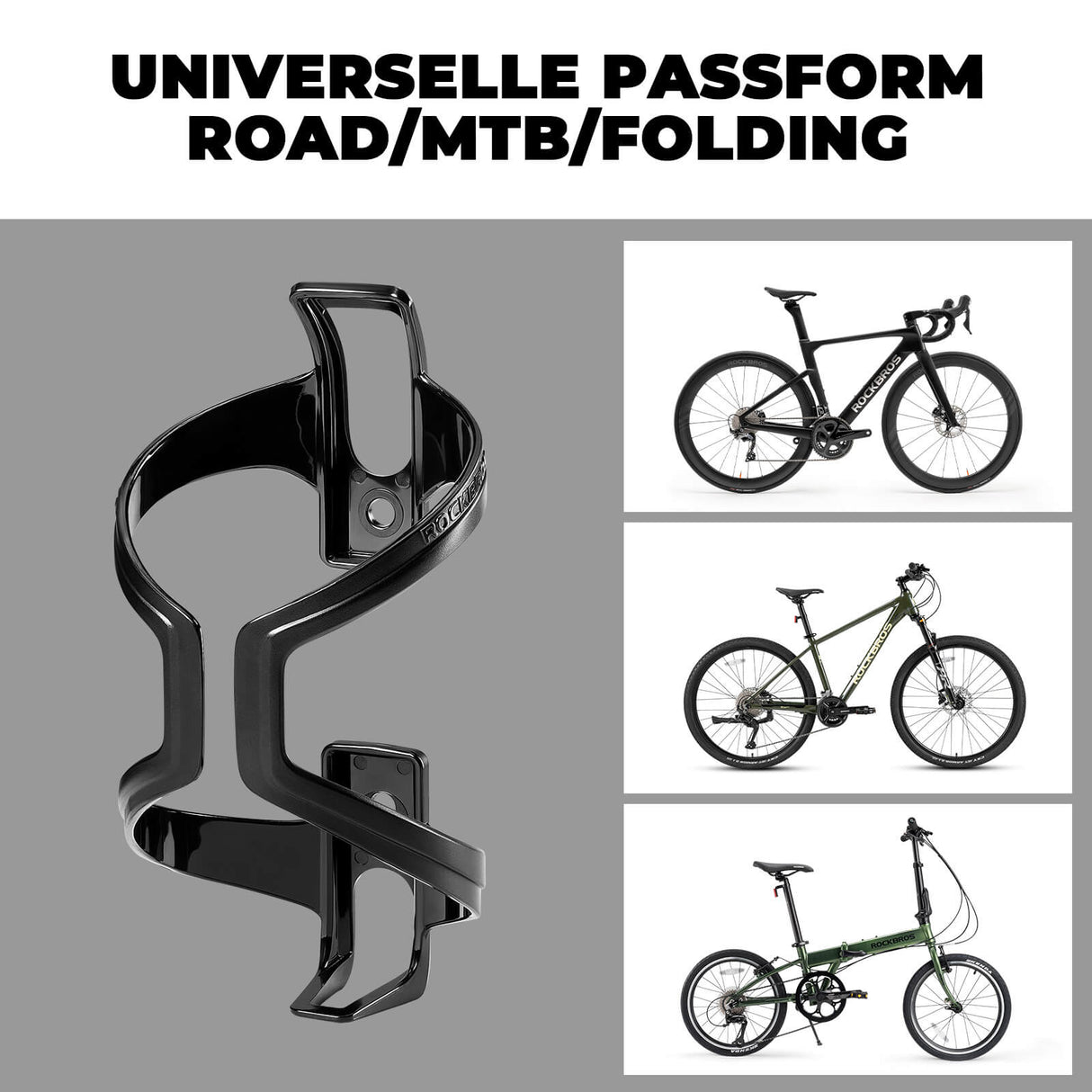 ROCKBROS Fahrrad-Flaschenhalter – 2er Pack im praktischen Set!