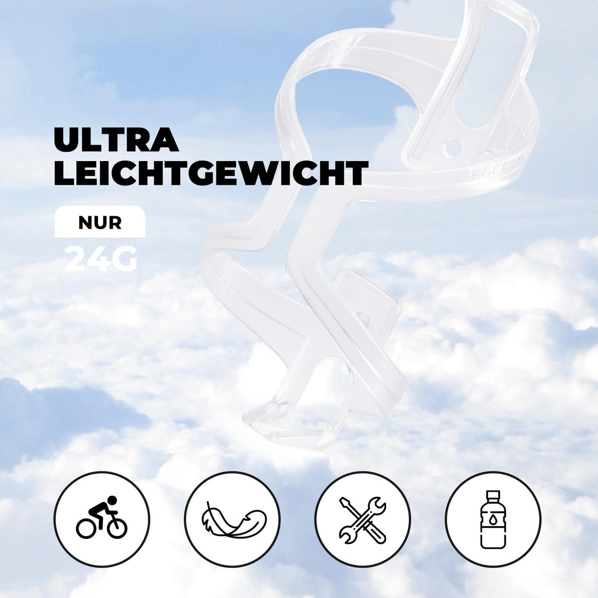 ROCKBROS Fahrrad-Flaschenhalter – 2er Pack im praktischen Set!