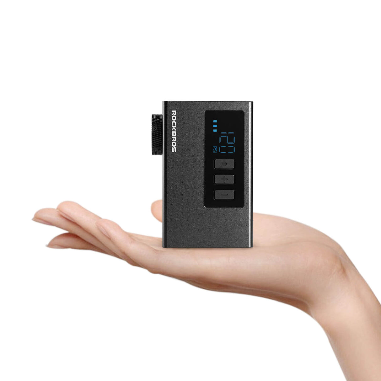 ROCKBROS MINI Elektrische Fahrradpumpe AS240 Pro – Tragbare Kraft für unterwegs!