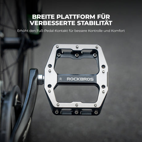ROCKBROS Fahrradpedale – Profi-Plattform mit Anti-Rutsch-Stiften