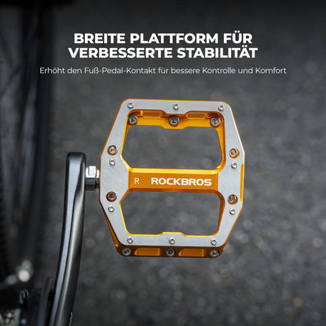 ROCKBROS Fahrradpedale – Profi-Plattform mit Anti-Rutsch-Stiften