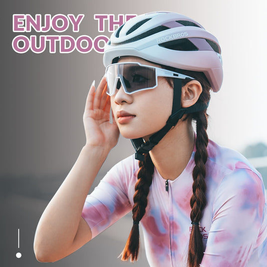 ROCKBROS Polarisiert Fahrradbrille Sport Sonnenbrille für Outdoorsport