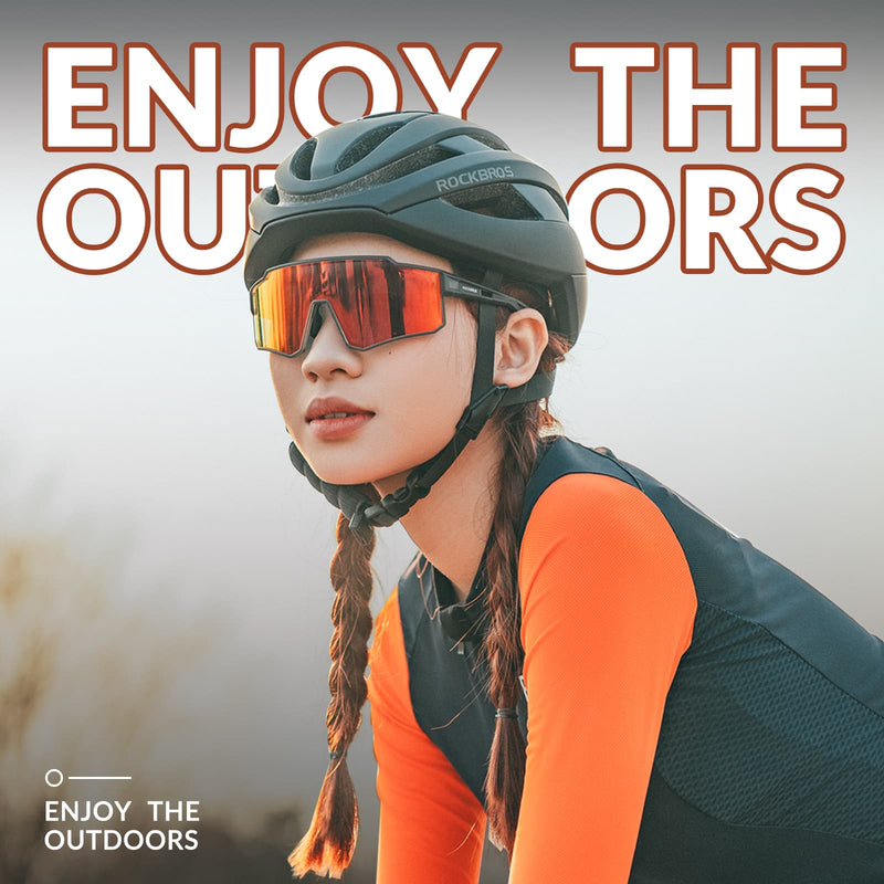 Laden Sie das Bild in Galerie -Viewer, ROCKBROS Polarisiert Fahrradbrille Sport Sonnenbrille für Outdoorsport
