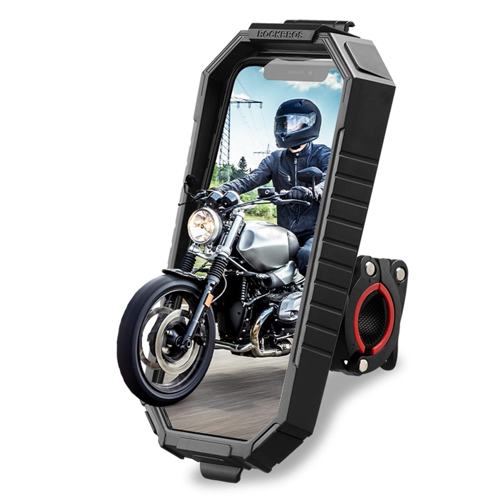 Handy Halterung Halter Smartphone Motorrad Wasserdicht 360° Fahrrad bis 6,7  Zoll