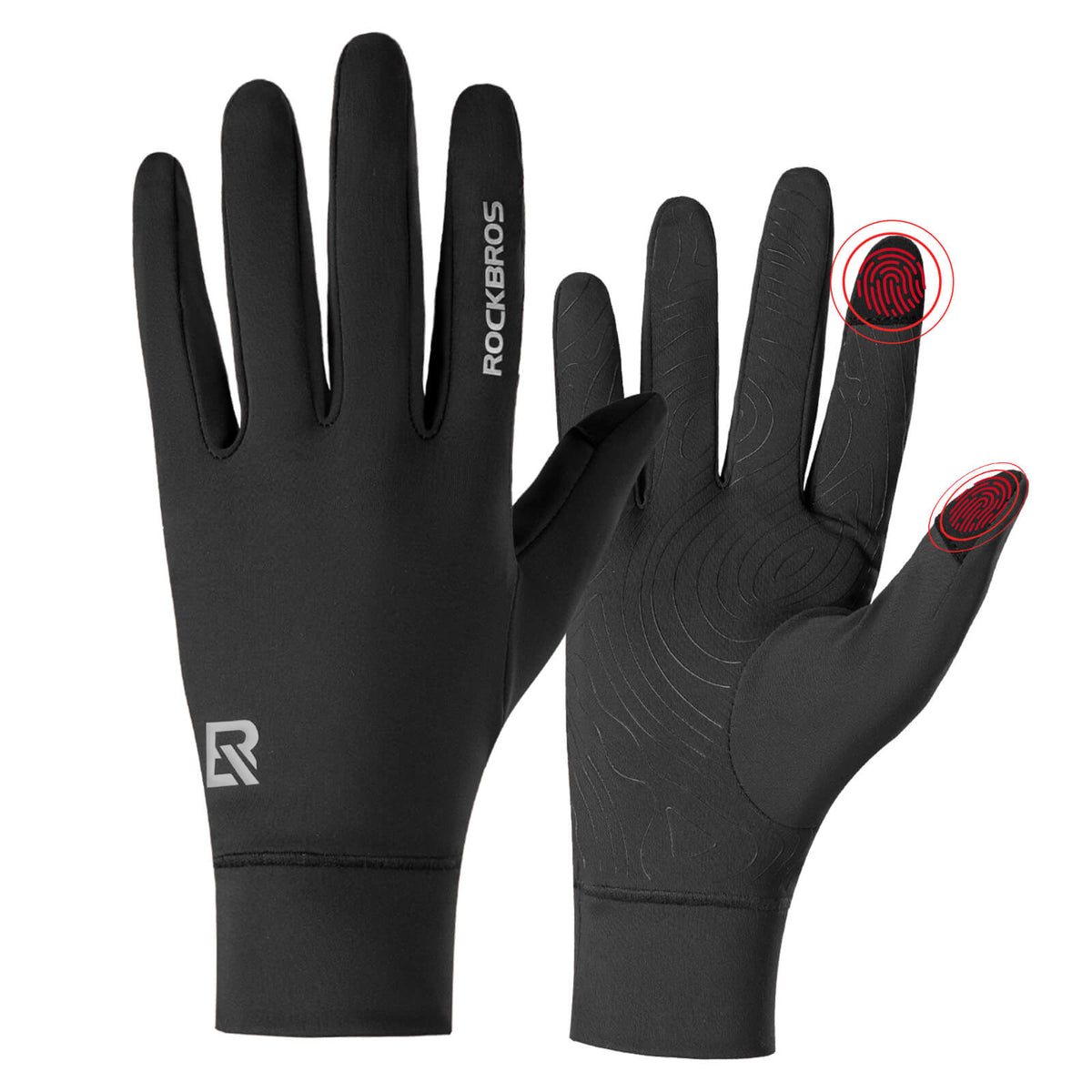 ROCKBROS Fahrradhandschuhe Anti-Rutsch Reflektierend – ROCKBROS-DE