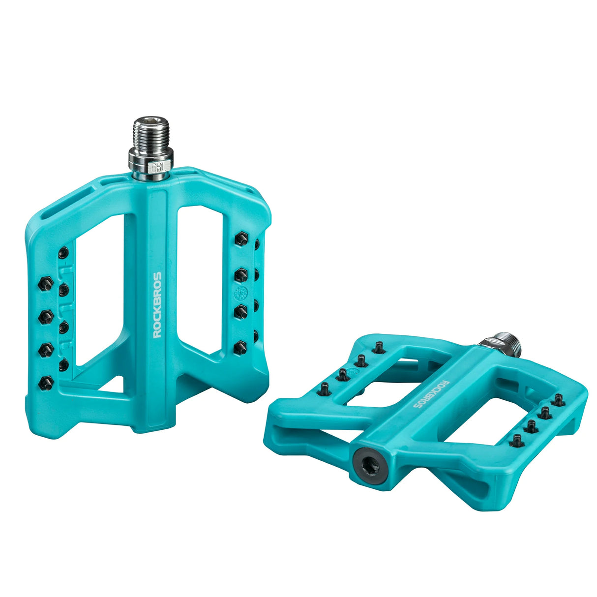 ROCKBROS Fahrradpedale 9/16 Zoll, Mountainbike Pedale aus Nylonfaser