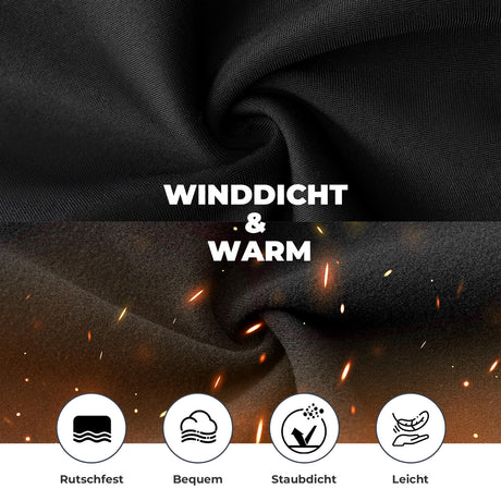 ROCKBROS winddichte, atmungsaktive Fleece-Sturmhaube für Unisex, ideal für Outdoor-Sport