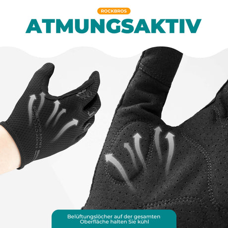ROCKBROS Fahrradhandschuhe Vollerfinger Touchscreen Handschuhe - ROCKBROS-EU