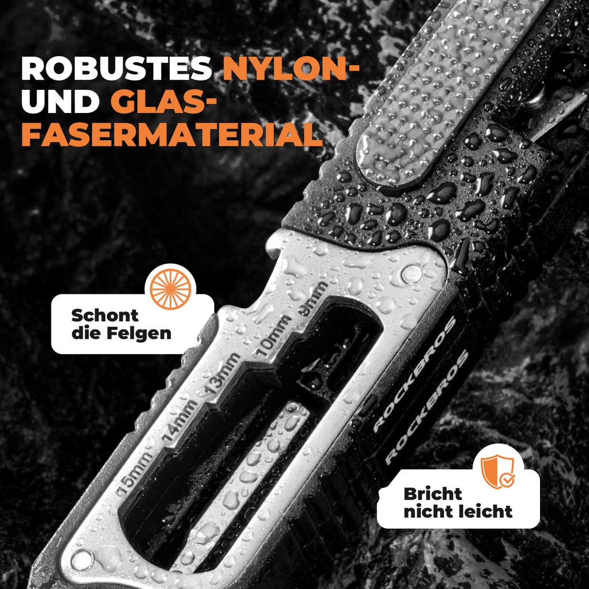 16 in 1 Fahrradwerkzeug Mini Tool Set Reifenheber mit Ratschenschlüssel - ROCKBROS-EU