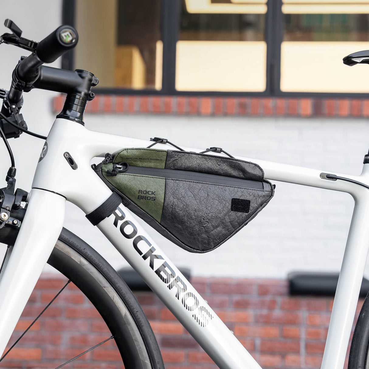 ROCKBROS 2-in-1 Rahmentasche Umhängetasche mit Schultergurt 0.7L