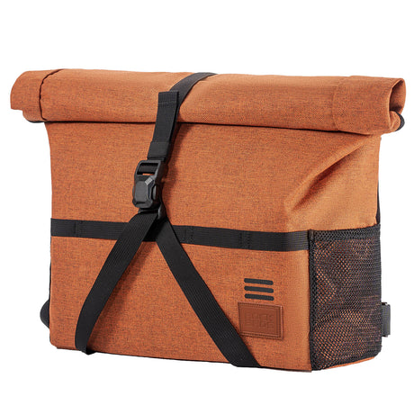ROCKBROS 4-in-1 Fahrradtasche für Brompton Rucksack Magnetverschluss 8-10L-Orange