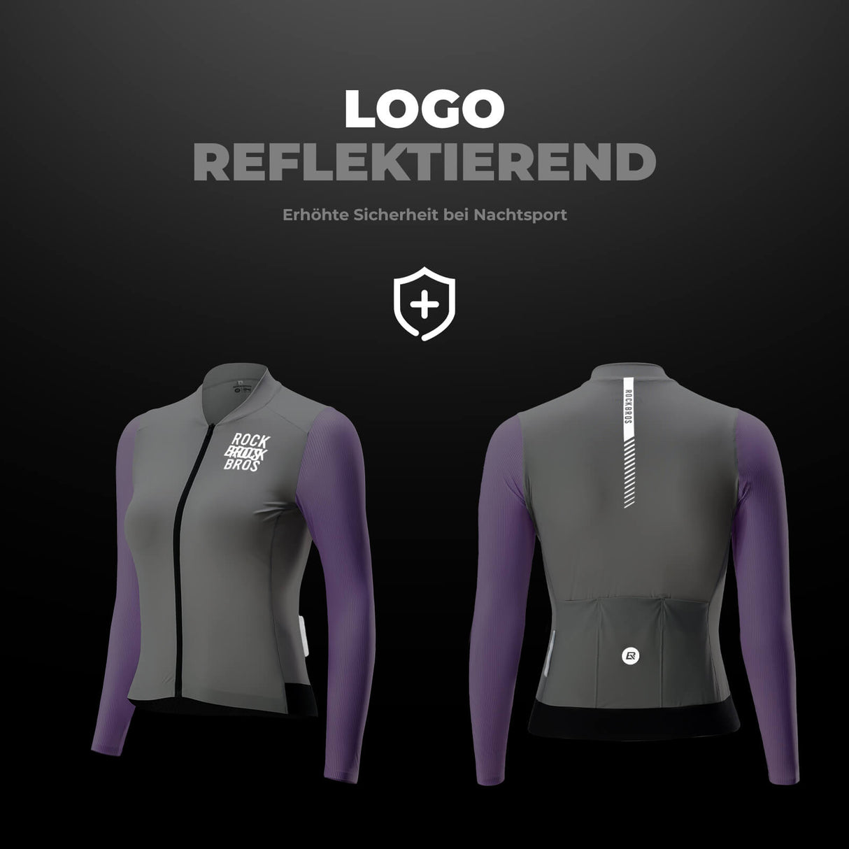 Damen Langarm-Radtrikot Fahrrad Jersey für MTB & Rennrad - ROCKBROS-EU