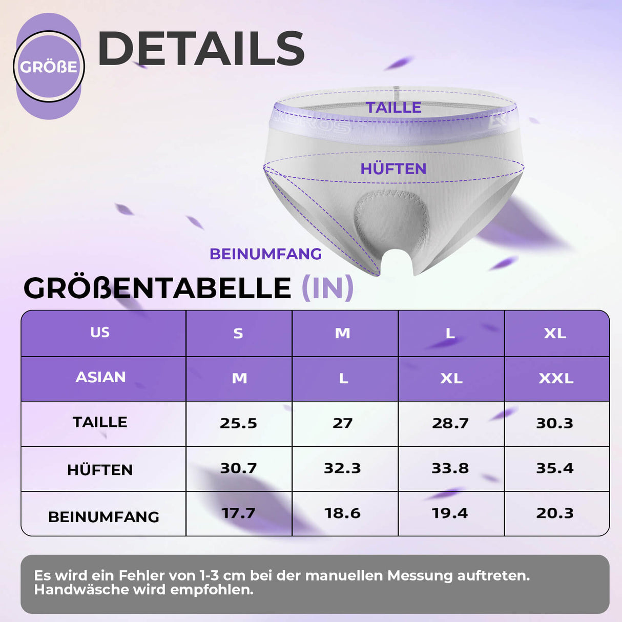 ROCKBROS Damen Radunterhose Atmungsaktive 4D Gepolsterte Radlerhose Elastisch