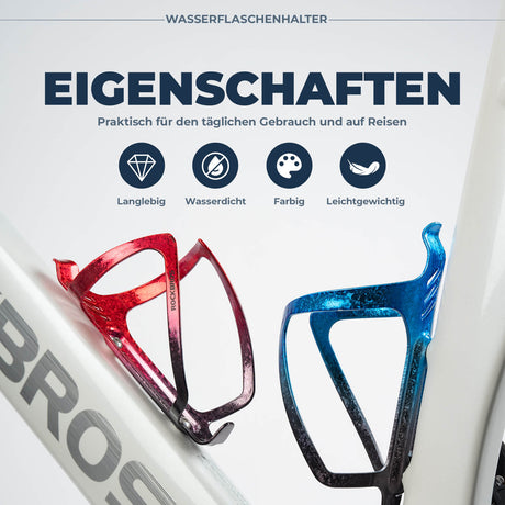 ROCKBROS Fahrrad Flaschenhalter Getränkehalter Robust aus Alu Leicht