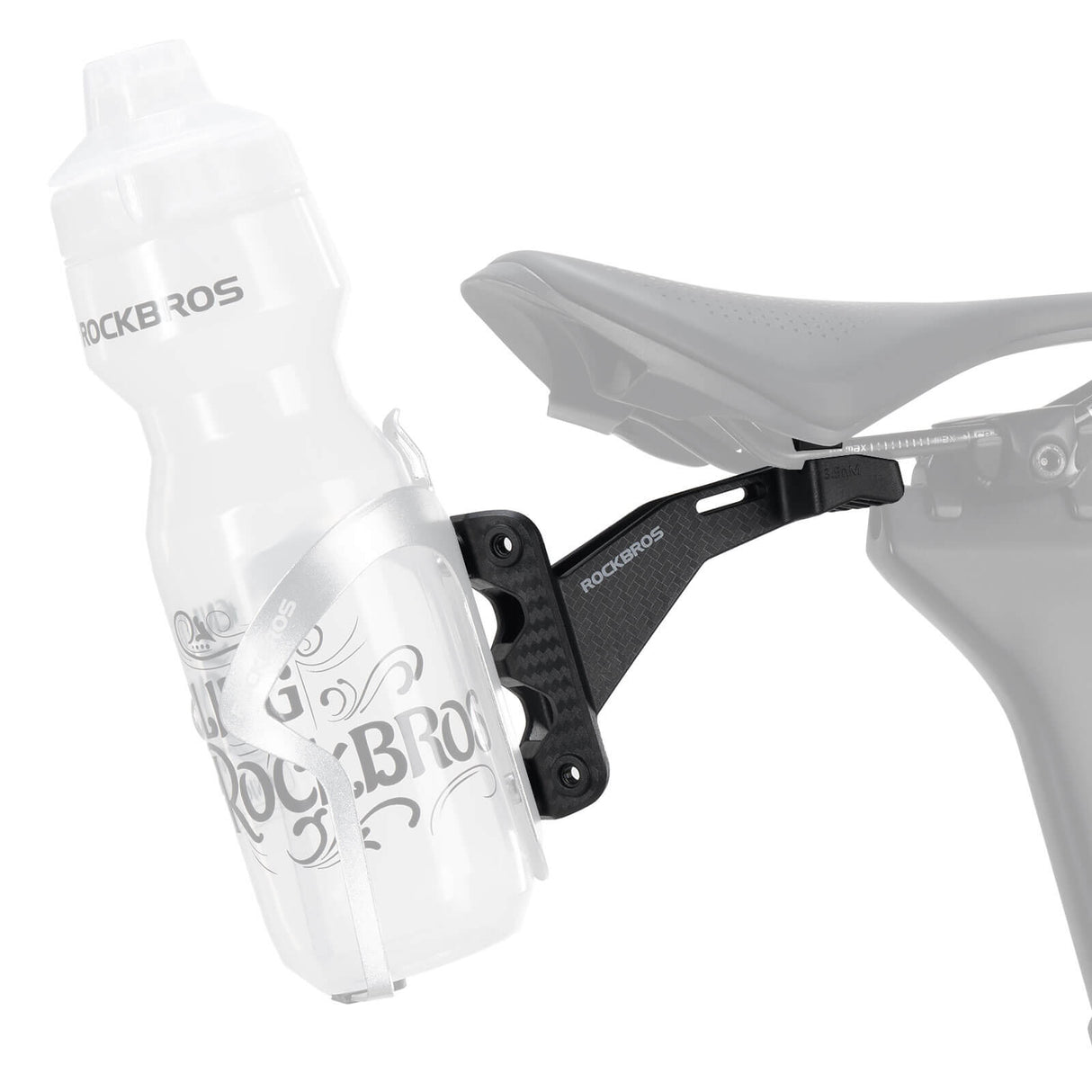 ROCKBROS Fahrrad Flaschenhalter Nahtlos Doppelt Einstellbar Halterung