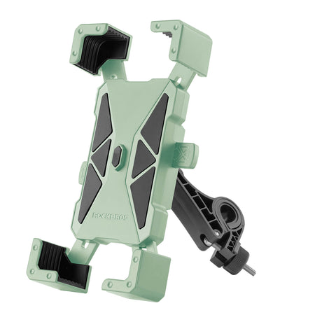 ROCKBROS Fahrrad Handyhalterung 360° Drehbar für Handy 4.5~7.2 Zoll-Grün - Lenker