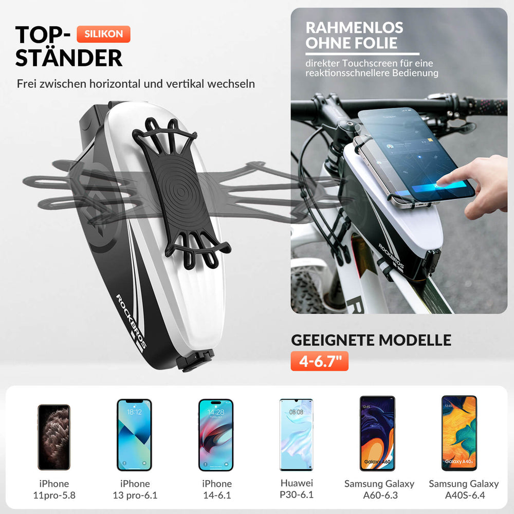 ROCKBROS_Fahrrad_Rahmentasche_Oberrohrtasche_mit_Regenschutz-Weiss_4
