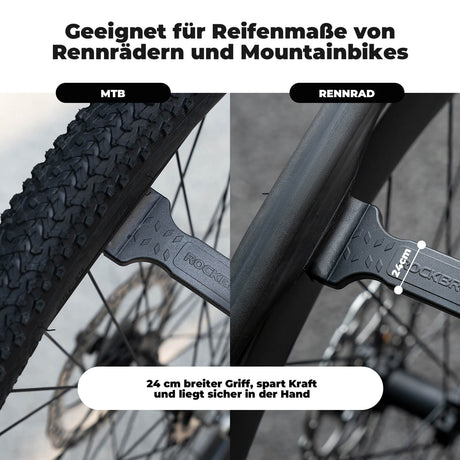 Fahrrad 2-IN-1 Reifenheber Fahrradwerkzeug Tragbar - ROCKBROS-EU