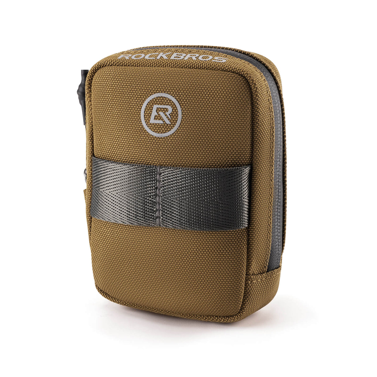 ROCKBROS Fahrrad Satteltasche Kompakte Aufbewahrungstasche Rennrad MTB-Braun