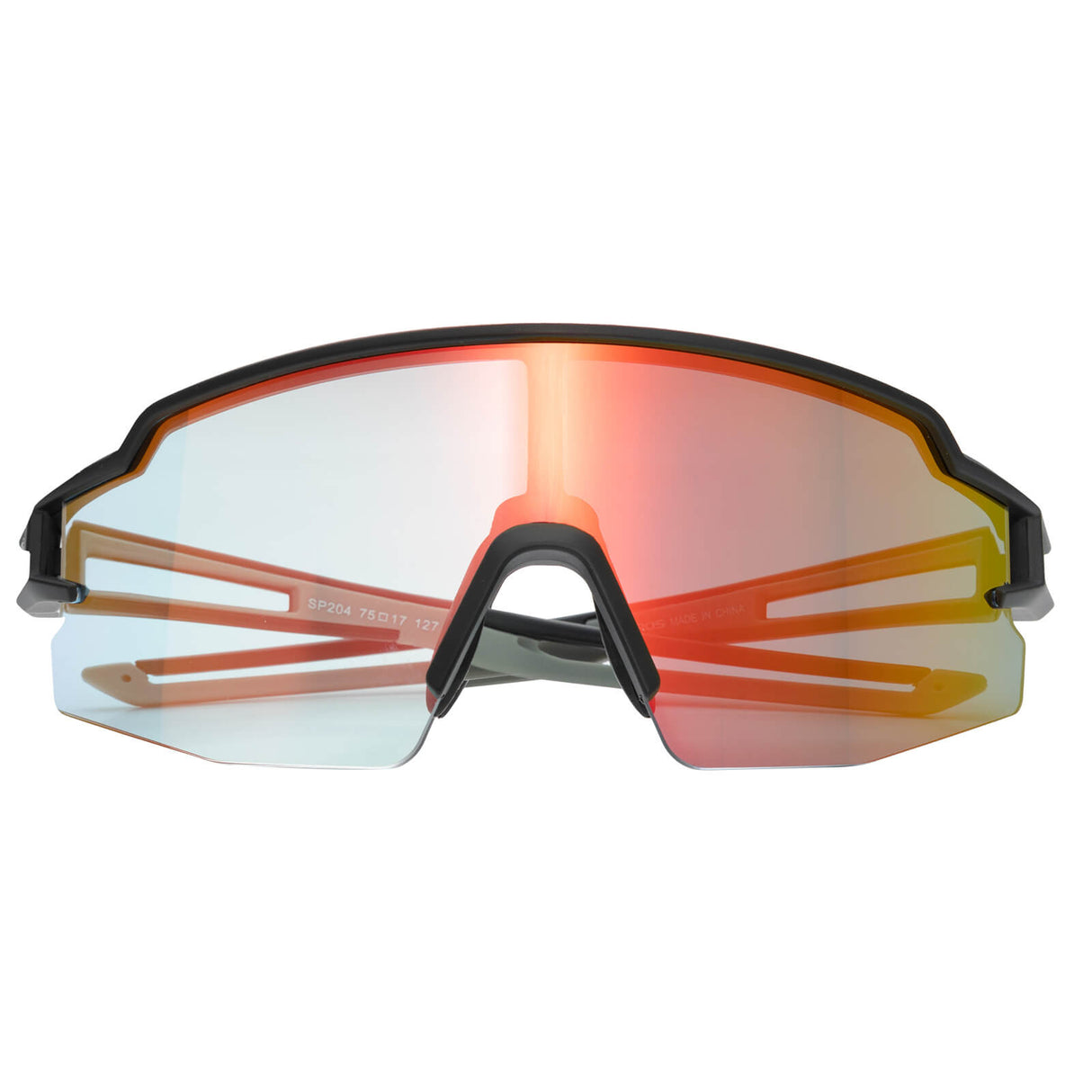 ROCKBROS Fahrradbrille Photochromatisch Sonnenbrille UV400-Schutz Leicht-Rot