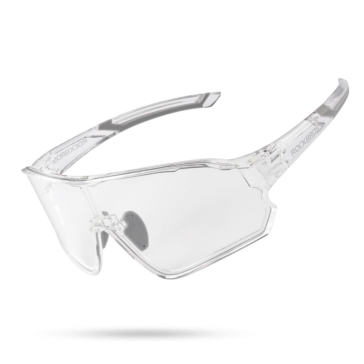 ROCKBROS Fahrradbrille Sonnenbrille Photochrom/Polarisiert UV400 Ultraleicht-Photochrome-Transparent