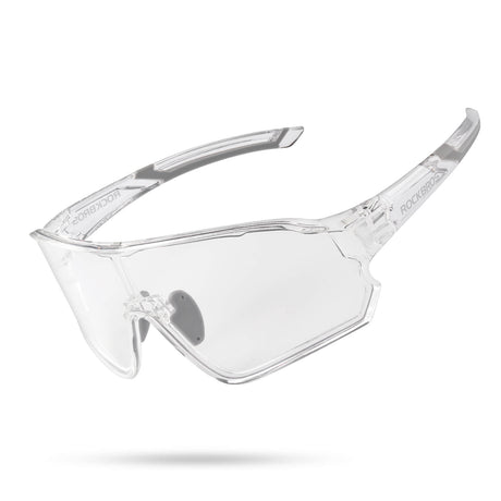 ROCKBROS Fahrradbrille Sonnenbrille Photochrom/Polarisiert UV400 Ultraleicht-Photochrome-Transparent