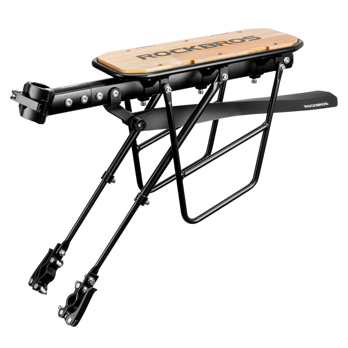 Fahrradgepäckträger mit Schutzblech Montage ohne Bohren 26-29 Zoll - ROCKBROS-EU